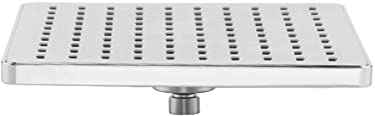 Cabezal de ducha cuadrado de 10 pulgadas, cabezal de ducha cromado fijo ajustable con bola giratoria, ducha de lluvia grande de alta presión para una mejor experiencia de baño