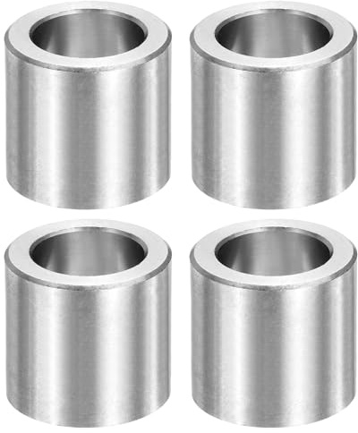 QUARKZMAN 4 Pièces Rondelles Metal, 20mm ID x 30mm OD x 30mm Longueur Rondelles Métalliques non Filetées Douilles Finition Lisse, Entretoises en Acier Inoxydable Convient pour Vis M20