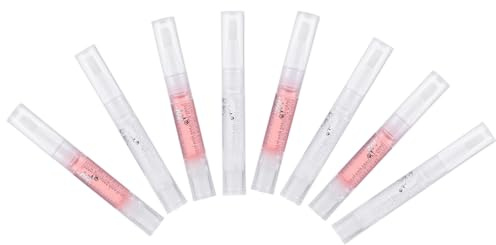 Cabilock 8 Stück Nagelölstift mit Aminosäuren und Vitamin zur Nagelhautpflege nach Maniküre 3ml Pen für Gesunde Nagelpflege und Reduktion von Hautfalten