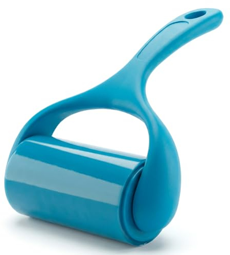 QWORK® 10CM Wiederverwendbare Fusselrolle, Waschbare Tierhaar-, Staub- & Fusselentferner
