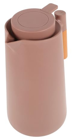 OUNONA Brocca Termica per Caffè 1l con Isolamento Sottovuoto, Bottiglia D’acqua da Campeggio con Manico e Coperchio, Caraffa Portatile per Bevande Calde e Fredde, per Ufficio e Viaggi