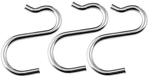 Fackelmann Ganchos Colgar. Acero inoxidable. Color inox. 5,3x3cm. 3uds.