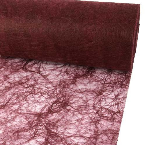 25m Sizoflor® Original Tischband Tischläufer 30cm, Farbe:Bordeaux