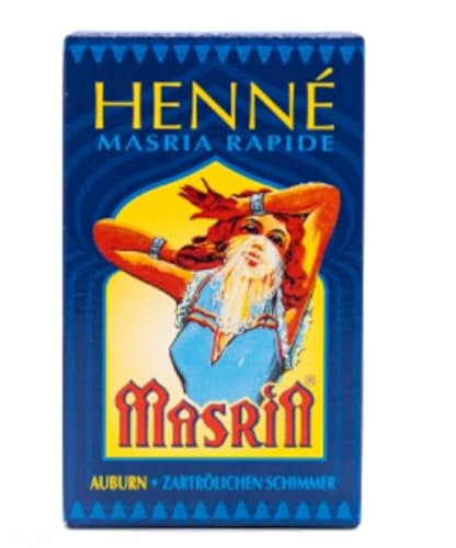 Henné AUBURN 90 gr - Coloration végétale Masria HENNEDROG