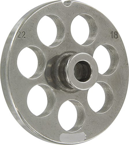 REBER PIASTRA TRAFILA PIASTRA TC. 22 D. 18 INOX ACCIAIO INOX 18/36 per tritacarne elettrico n.22 diametro fori:18 millimetri