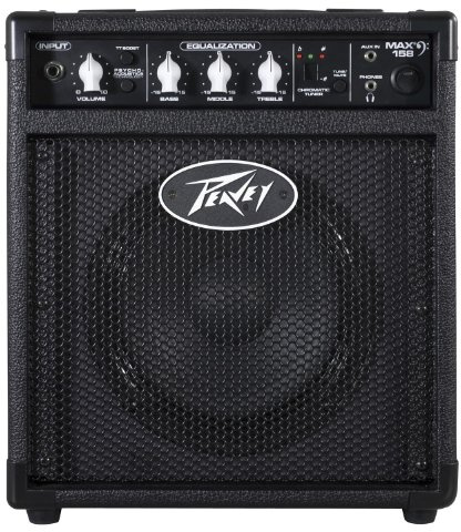 Peavey Max158 Verstärker für E-Gitarre/Bass, Schwarz