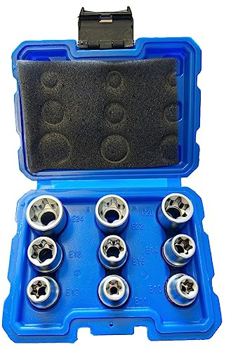 Satra S-SE912 - Juego de llaves de vaso Torx (1/2)