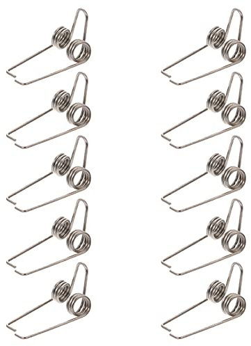 Milisten 10 Pcs Trumpet Watergate Key Springs Replacement Drain Clique Accessories for Trumpet French Horn Tuba 0.86X0.51X0.39 Inch Compact Brass Instrument Parts