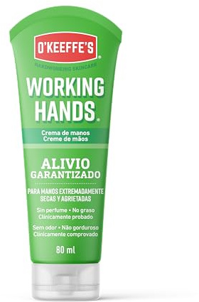 O`Keeffes Working Hands - Crema para manos secas y agrietadas - Tubo 80ml