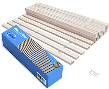 Coemo Rollrost 180x200 Rolllattenrost 25 ! extrastabile Leisten 6 Befestigungspunkte Lattenrost aus Birke Holz