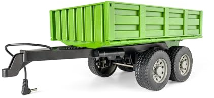 Carson 500907660 1:16 Släpvagn för RC-traktor grön - Fjärrstyrda fordon, RC-traktor, tillbehör till fjärrstyrda traktorer, traktorsläpvagn