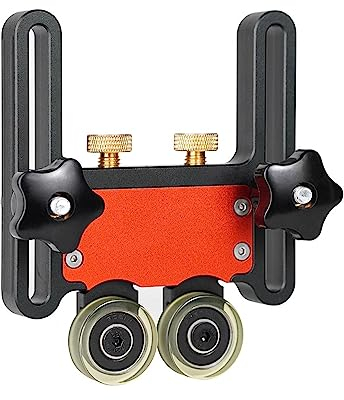 Press Feeder Guider,kyaoayo Woodworking Bearing Roller Feeder mit Gleitblöcken Feder-Lock-Bretter Federbrett für Tischkreissägen Bandsägen (2), UEFHD006