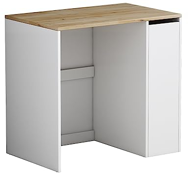 Vicco Mobile lavatrice Lavik, Bianco, 93.5 x 88.5 cm con 3 scomparti