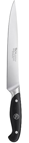 Robert Welch Professional Carving Knife 22cm. Crafted from German 1.4116 Stainless Steel. Suitable for Slicing Meat, Poultry and Fish.