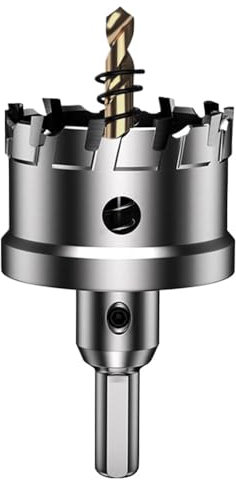 Foret de scie cloche en alliage de carbure faisant un foret circulaire TCT 15 mm ~ 100 mm en acier inoxydable métal bois, 60 mm