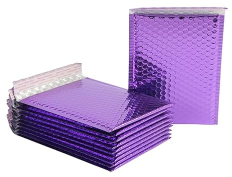 LuftpolsterumschläGe 10 Teile/los Rose Gold Metallic Blase Mailer Folie Gepolsterte Taschen Aluminisierte Post Taschen Geschenk Verpackung Gepolsterte Versand Umschläge Versandtaschen Luftpolster(Colo