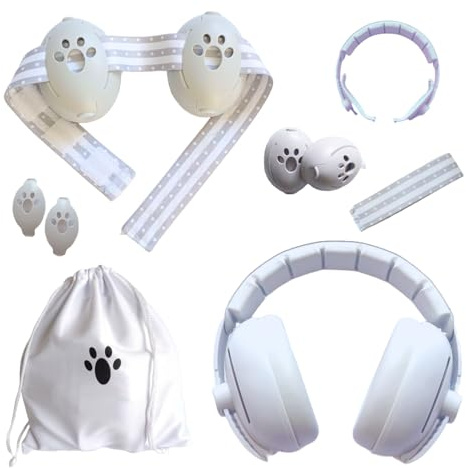 AZ EASY BUY Casque anti bruit bébé (Gris)