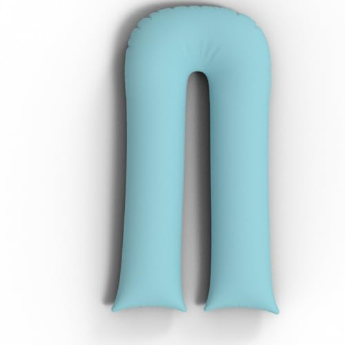 ARLINENS 9ft Long U Shaped Full Body Cuddly Comfort Pregnancy Support Pillow for Side Sleeping Maternity Back & Arthritis Support With Free Pillow Case (Duck Egg)