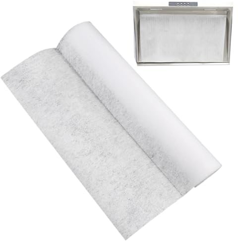 unive-rsal Cooker Hood Grease Filter - 10m Cooker Hood Filter Replacement |range Hood Filter Paper |Cut To Size For Kitchen Extractor Fan Filter Paper For Kitchen