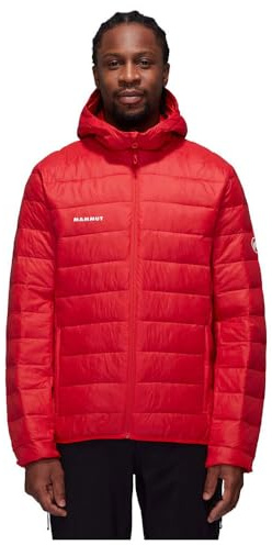 Mammut Men's Crag in Hooded Hardshell Jacket, Mammut Red, XXL