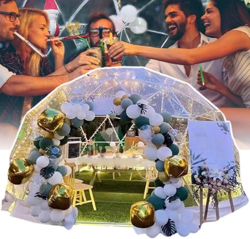 Hoiaost Bubble Tent Pop Up Gazebo - Quick Installation/360° Panoramic View, Transparent Design, Outdoor Dining Area, Event Space, Garden Shelter, Hot Tub Cover,3.6m