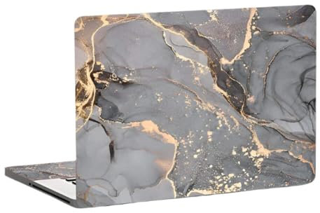 Hemasa Adesivo per laptop 15.6 pelle fai da te marmo 15.6 Notebook Cover Skin 14 15.6 17 pollici per MacBook Air Pro 13/HP/DELl/Lenovo 15 pollici Verde militare