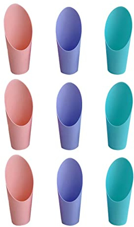 Pala de Plástico para Suelo de Bonsái, 9 Piezas, Jardinería | Herramienta para Macetas y Suculentas, Apta para Plantar, Trasplantar, Deshierbar, Flores y Brotes Color Aleatorio