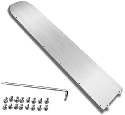 mioosho 1Set Electric Scooters Chassis Protecting Stainless Steel Battery Bottom Covers for Electric Kicks Scooters