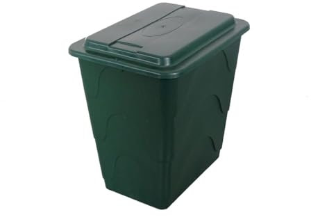 TrendLine Regentonne eckig Deckel Hahn 240L grün Regenwassertonne Wassertank