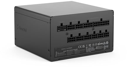 Fractal Design Ion 3 Gold 850W Black 80 Plus Gold Certified Fully Modular ATX12V 3.1 Power Supply Unit PSU