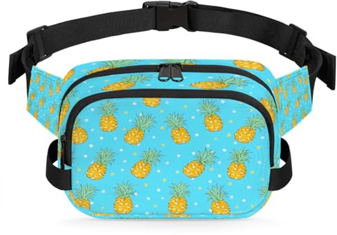 Sac Banane imperméable en pin tacheté de Fruits, Sac à bandoulière pour Femmes et Hommes, Cadeaux de Vacances