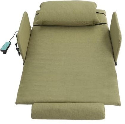 XUEMANSHOP Schienale del letto regolabile elettricamente, 50 W, supporto elettrico per la schiena con poggiapiedi, angolo regolabile 2-80°, per letti matrimoniali, tappetini tatami