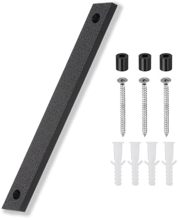 PATIKIL Numéro De Maison 10 Inch, Panneau D'Adresse De Maison Grand Numéro Flottant Moderne Avec Vis Pour Extérieur Porte Mur Rue, Noir, /