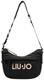 Liu Jo Borsa a tracolla media in nylon TA5081 (NERO, ONE SIZE)
