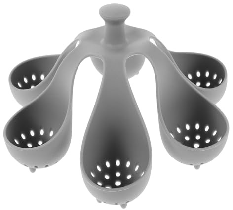 Silicone Egg Steamer Basket with 6 Holes for Kitchen Cooking | Heat Resistant, Easy to Clean Design, Suitable for Home Use and Efficient Egg Preparation