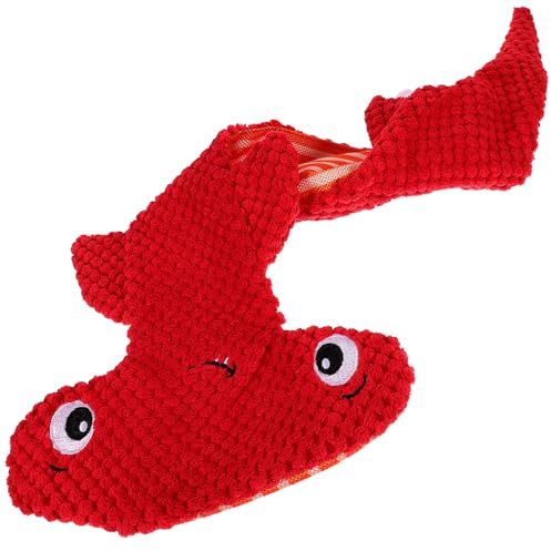 TOGEVAL Giocattolo da Masticare per Cani Squittio Peluche Interattivo Resistente e Leggero Giocattolo da Mordere per Cuccioli per Esercizio e Gioco Indipendente Adatto a Uso Interno ed