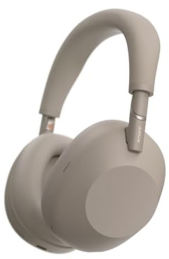 Sony WH-1000XM6 Auriculares Bluetooth inalámbricos con Noise Cancelling, Sonido de Alta resolución, diseño Plegable, Estuche Resistente, 30 Horas de batería NC On, cómodos, Marrón Desierto
