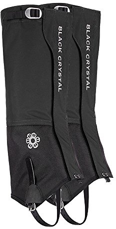 Black Crystal Wandergamaschen wasserdicht atmungsaktiv Nylon für Damen schwarz Größen 41-43
