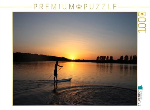 CALVENDO Puzzle Stand up paddeling | 1000 Teile Lege-Größe 64 x 48 cm Foto-Puzzle für glückliche Stunden