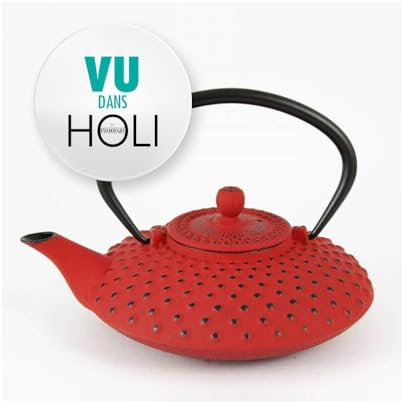 Sens Original - Théière fonte vintage rouge - - Sens Original - rouge - 1.2l