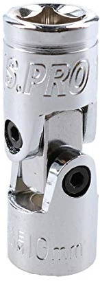 10mm Universal Joint Metric Socket 3/8 Drive 12 Point Flexible Wobble Knuckle