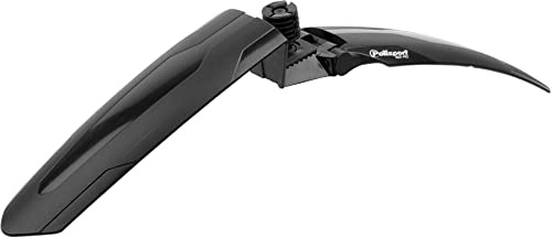 POLISPORT 8624300001 - Universal Mud Pro Vorderradschutzblech für Mountainbikes und E-Mountainbikes mit Laufrädern von 26'' bis 29'' en Color Schwarz