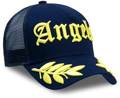 Chiccheria Brand Trucker Baseball Cap – Angels – Einheitsgröße | Sport | Mesh | Größenregulierbarer Druckverschluss | Bekannt aus GQ