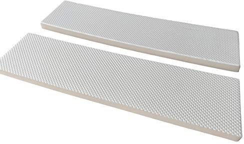 2Stk. Garagenwandschutz Weiß | Selbstklebend | Türschutz für Auto PKW KFZ Garage | 400x100x15mm