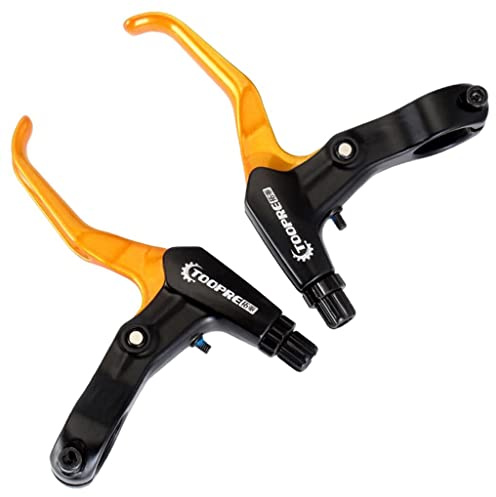 Leve Freno per Bici in Lega di Alluminio Set V- Lever, Oro