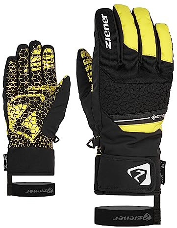 Ziener Herren Granit Ski-Handschuhe/Wintersport | wasserdicht Gore-Tex Alpine Wool, bitter lemon, 10,5