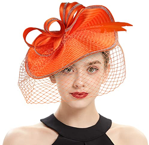 OSALADI Faszinierender Haarschmuck Eleganter Haarreif Mit Netzstoff Für Hochzeiten Teepartys -Events Leicht Komfortabel Vielseitig Einsetzbar