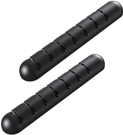 Angoily 4stücke Kabelclips Kabelorganisatoren Für Kabelmanagement Selbstklebend Vielseitig Einsetzbar Für Schreibtisch Büro Und Zuhause Anschlüsse