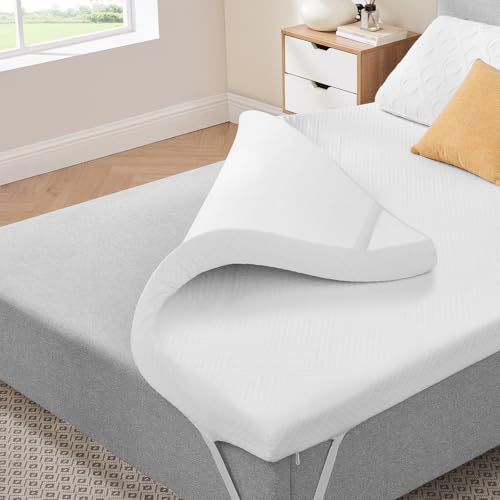 Matratzen Topper 140x200cm, 7,5cm Höhe Matratzentopper, Öko-TEX® Zertifiziert, aus Zwei Härtegrade H2&H3 Gel Memory Foam, Abnehmbaren und Waschbaren Bezug, Geeignet für Boxspringbett, Schlafsofas