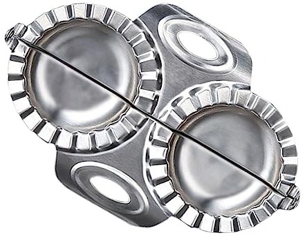COLLBATH Molde Para Albóndigas De Acero Inoxidable 304 Máquina Para Hacer Empanadas Prensa De Ravioles Herramienta De Cocina Adecuado Para Hogar y Restaurantes Fácil De Limpiar